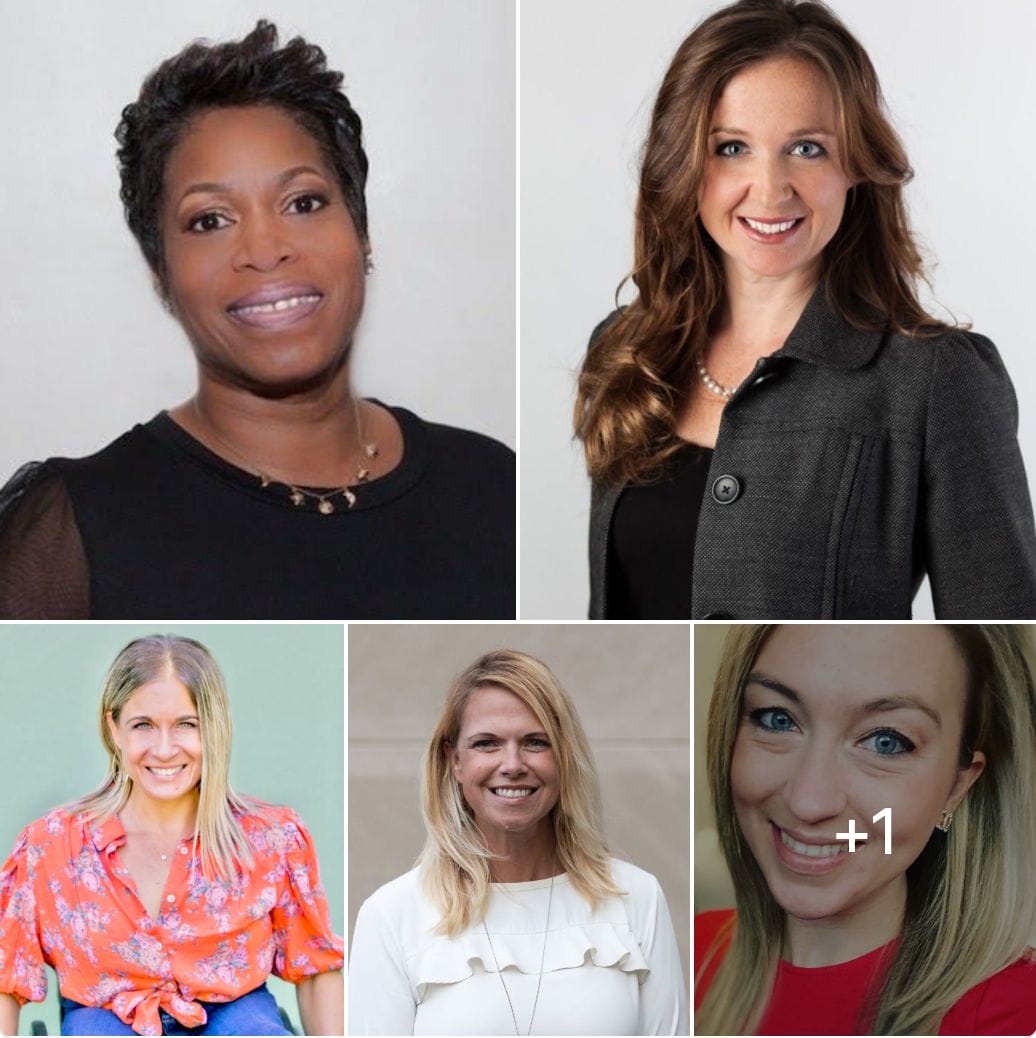 alycia with the other women selected for cultivating women leaders in multifamily discussion panel