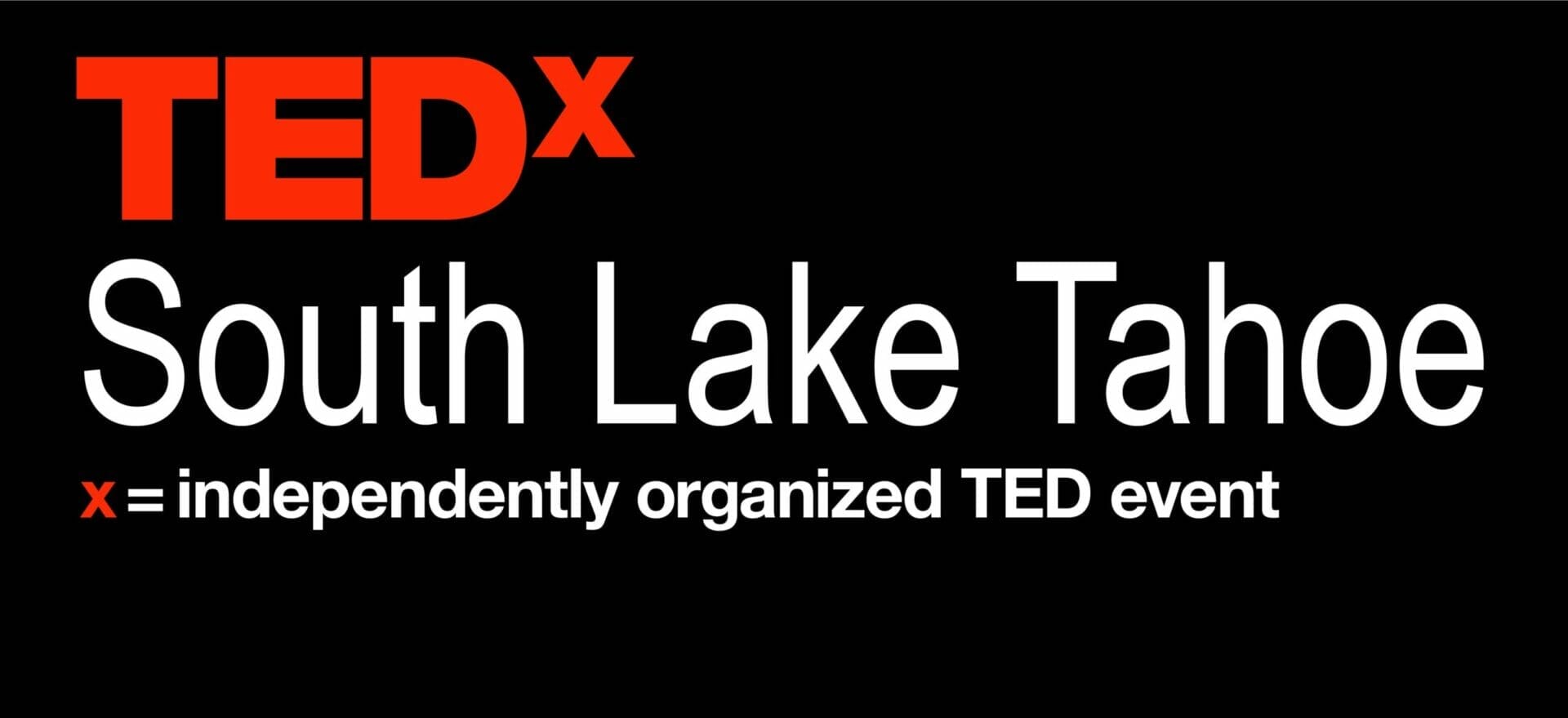tedx south lake tahoe independently organized ted event logo