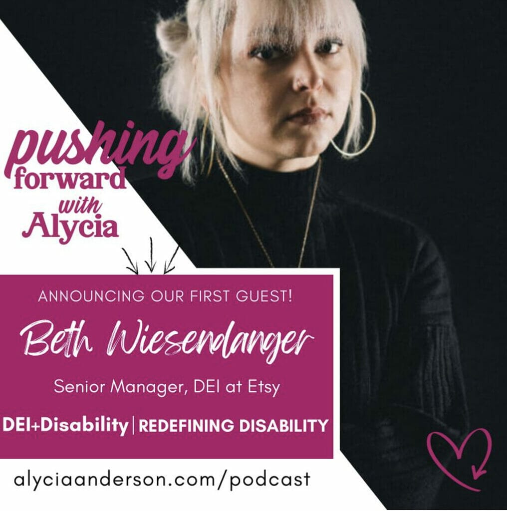 Etsy D&I Senior Manager of DEI wearing black with hair in bun