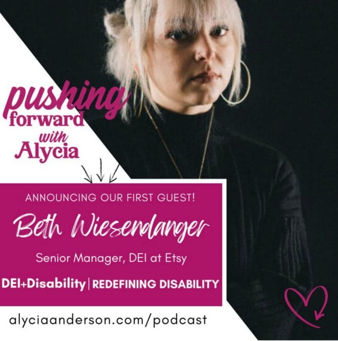 Etsy D&I Senior Manager of DEI wearing black with hair in bun