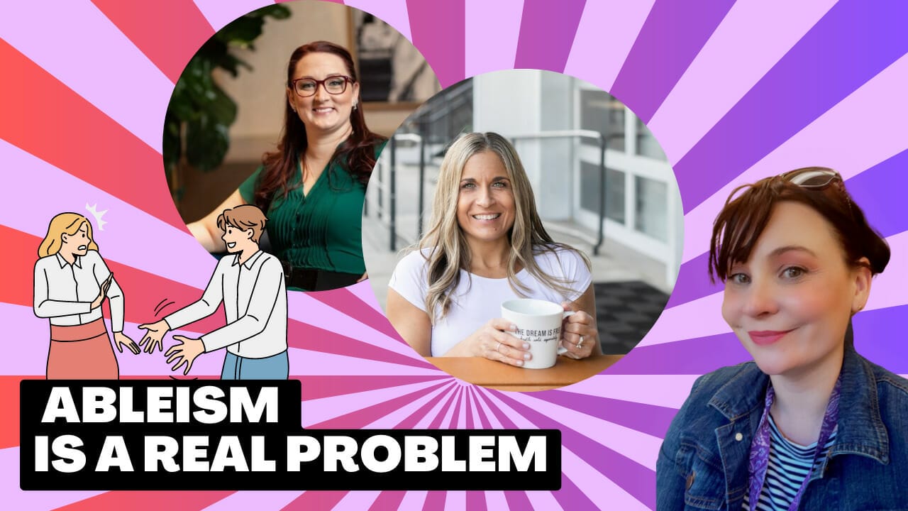 inman news podcast banner with a heading of ableism is a real problem