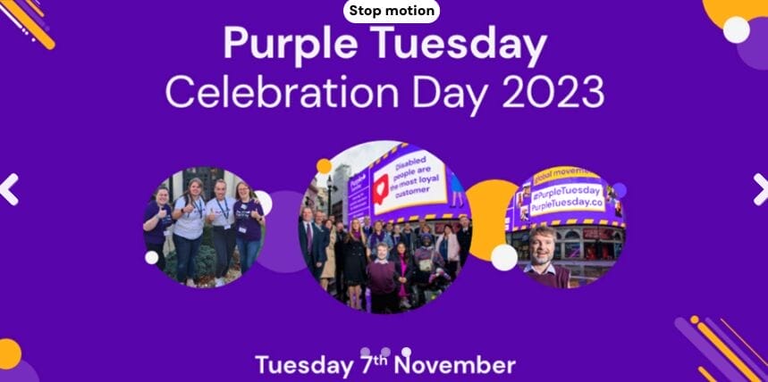tuesday seventh of november purple tuesday celebration day twenty twenty three