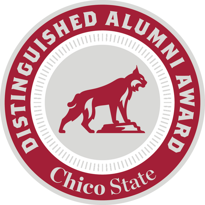 chico state distinguished alumni award seal