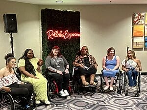 alycia moderating and sitting with the panel on disability dating marriage and relationships