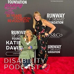 alycia and friend katie davis at runway of dreams pushing forward with alycia episode sixty eight teaser
