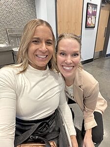 alycia doing a selfie with casey joyce