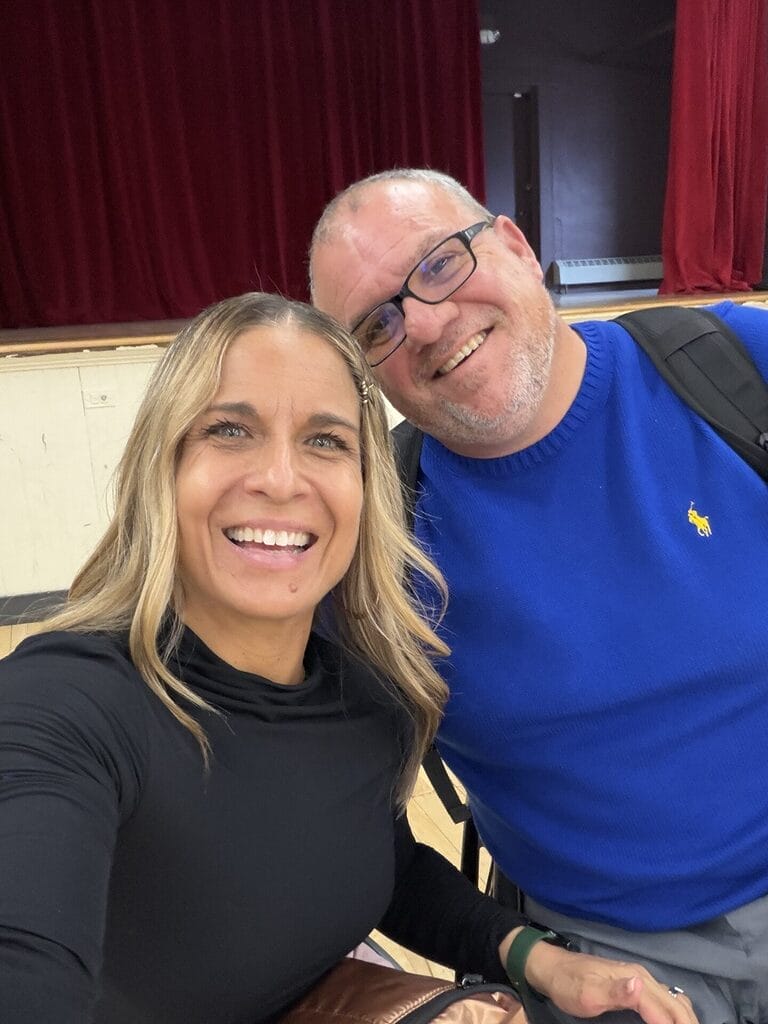 Alycia and Marty in a selfie