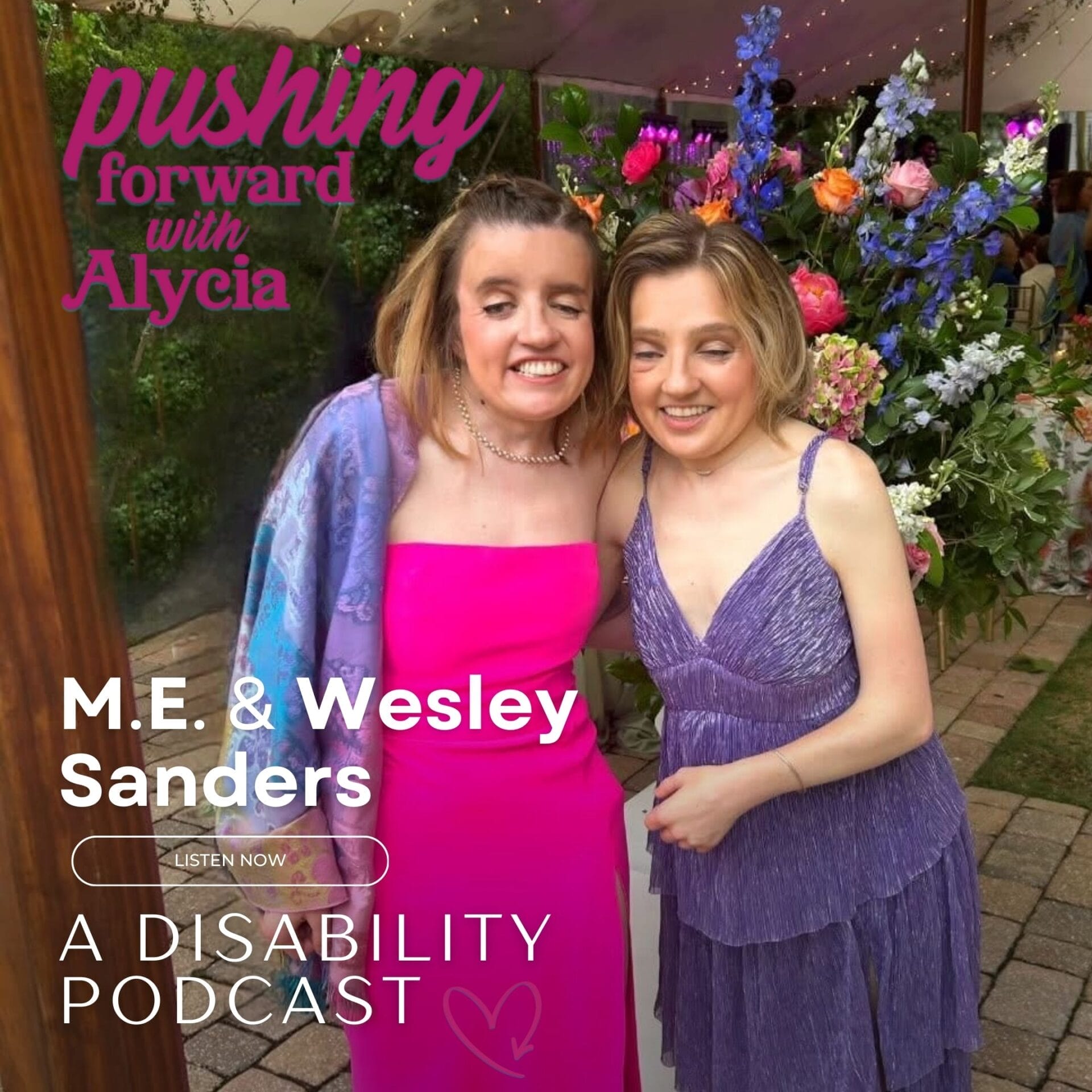 pushing forward with alycia episode 125 featuring M.E. & Wesley Sanders listen now